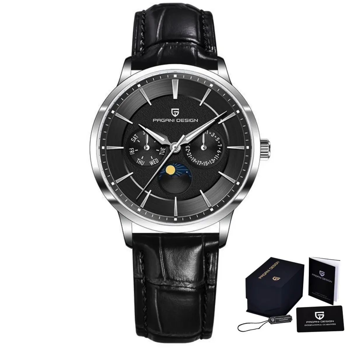 PAGANI - Reloj Pagani Design Con Fase Dia & Noche - Movimiento Japones