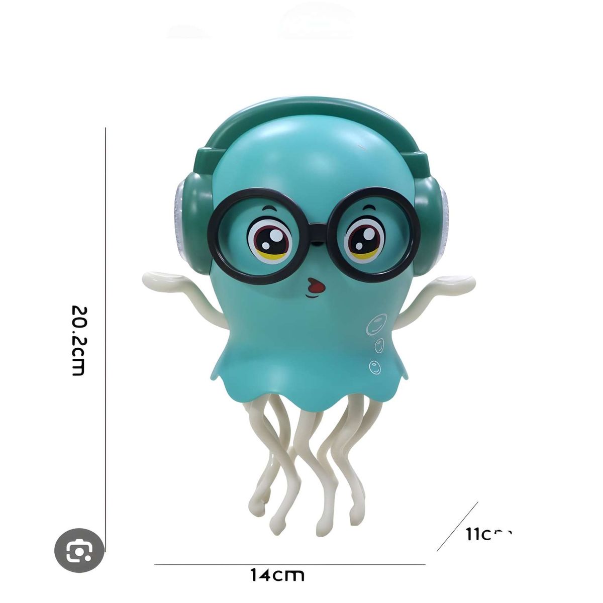 GENERICO - JUGUETE BEBE PULPO BAILARIN VERDE NIÑO NIÑA