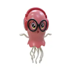 GENERICO - JUGUETE BEBE PULPO BAILARIN ROSA NIÑO NIÑA