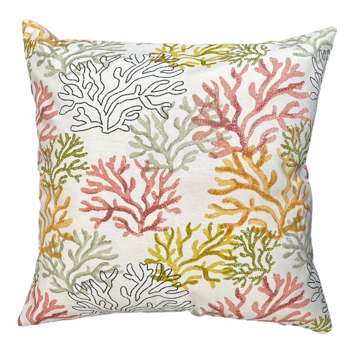 ELIZABETH PEPER - Cojin Decorativo Diseño Corales 50x50 Relleno