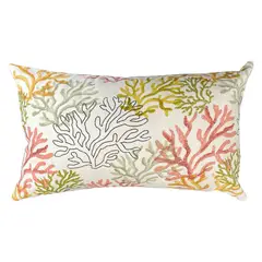 ELIZABETH PEPER - Cojin Decorativo Diseño Corales 60x40 Relleno