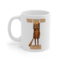 SM - Tazón Brainrot Italiano con TUNG TUNG SAHUR Meme Divertido