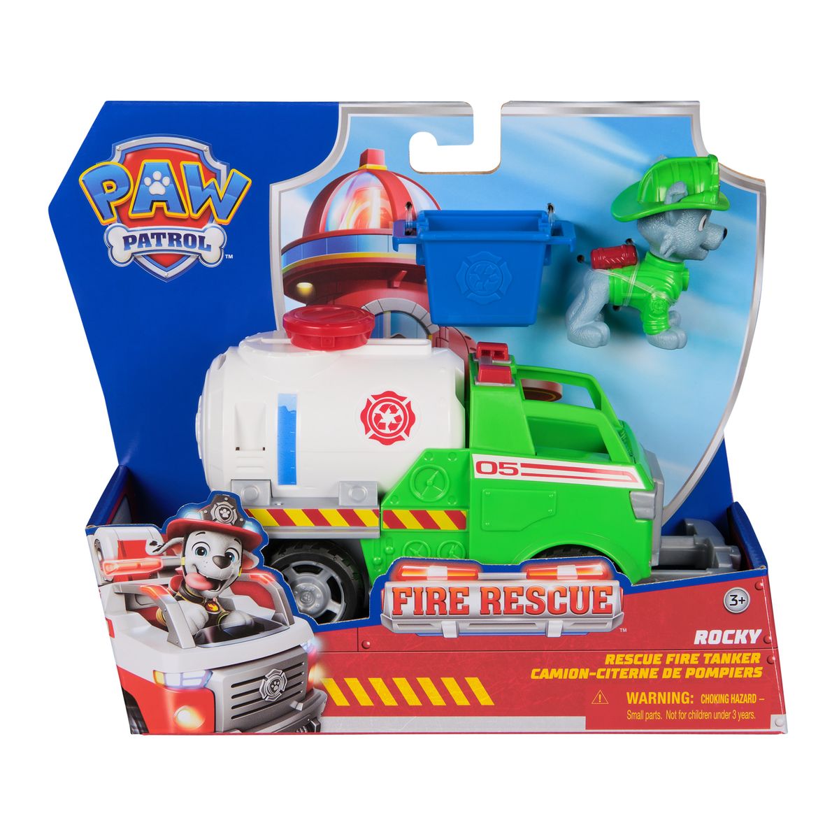 PAW PATROL - Camión de Bomberos Interactivo De Rocky Paw Patrol