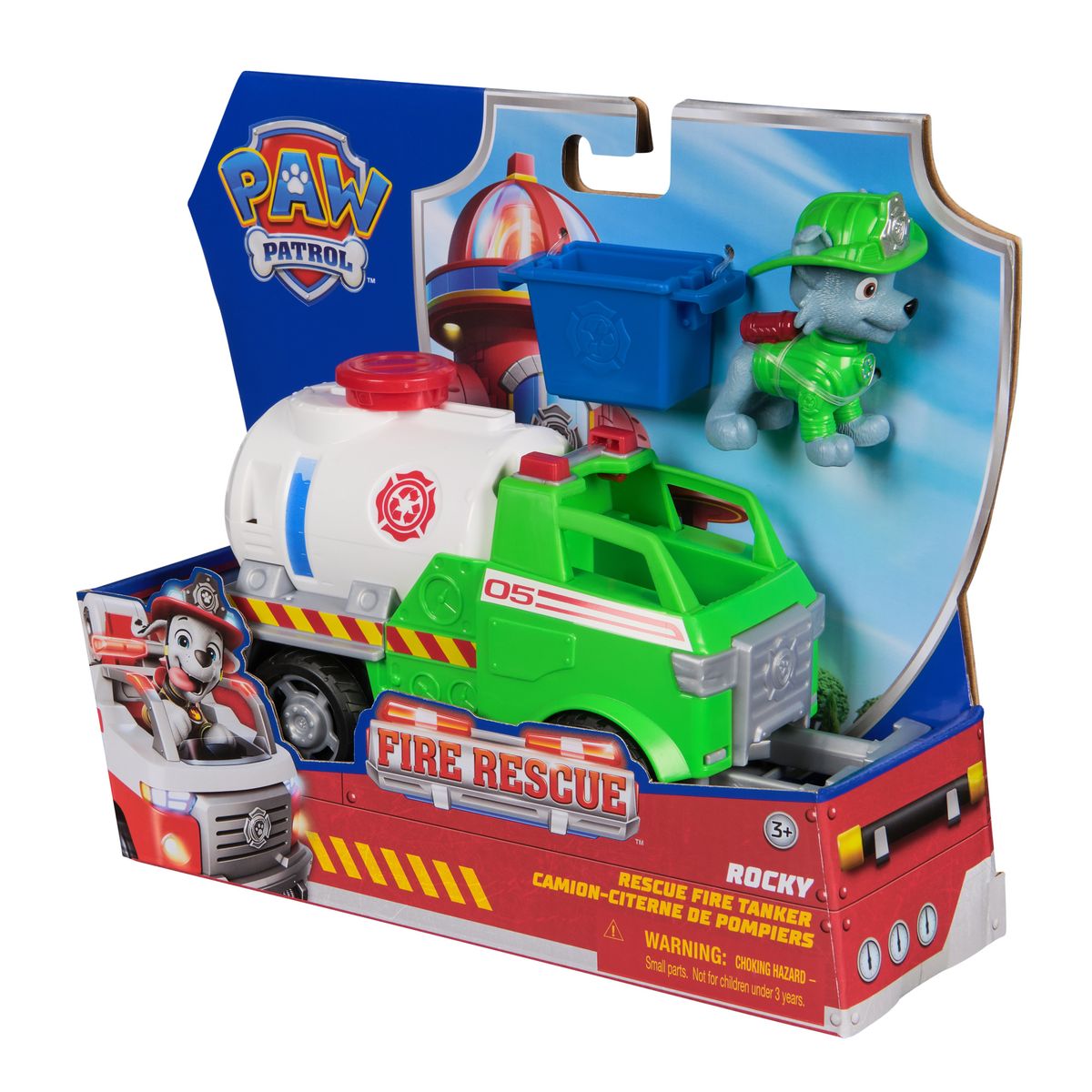 PAW PATROL - Camión de Bomberos Interactivo De Rocky Paw Patrol
