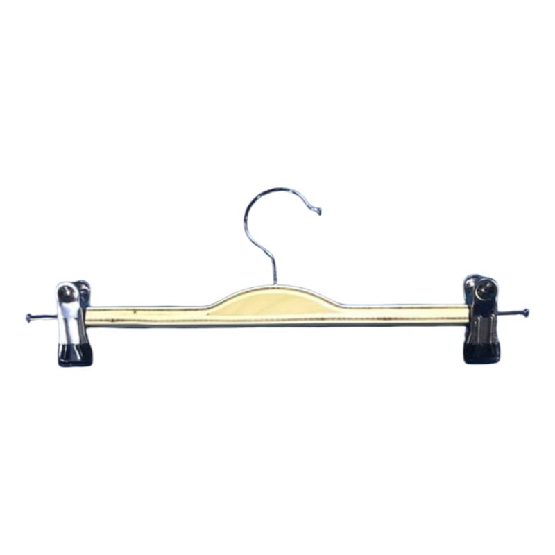 GENERICO - Pack 10 Perchas de Madera con Pinzas para Ropa Gms