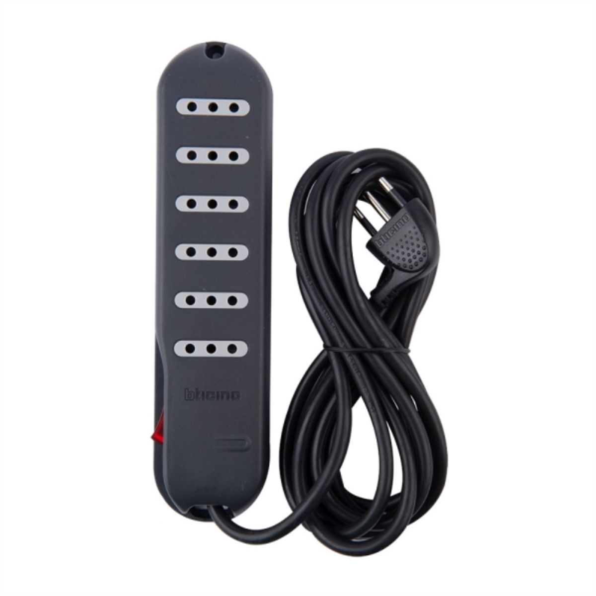 BTICINO - Alargador 6 tomas gris 3mt 1A