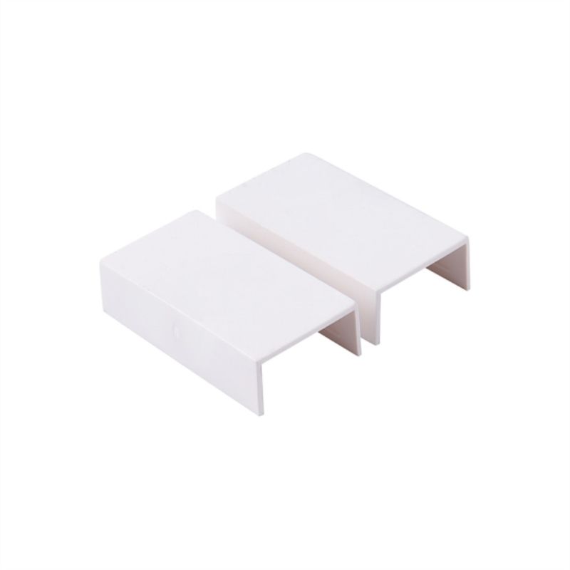 GRANTT - Tapa pvc final 20x10mm 2uds para canaleta
