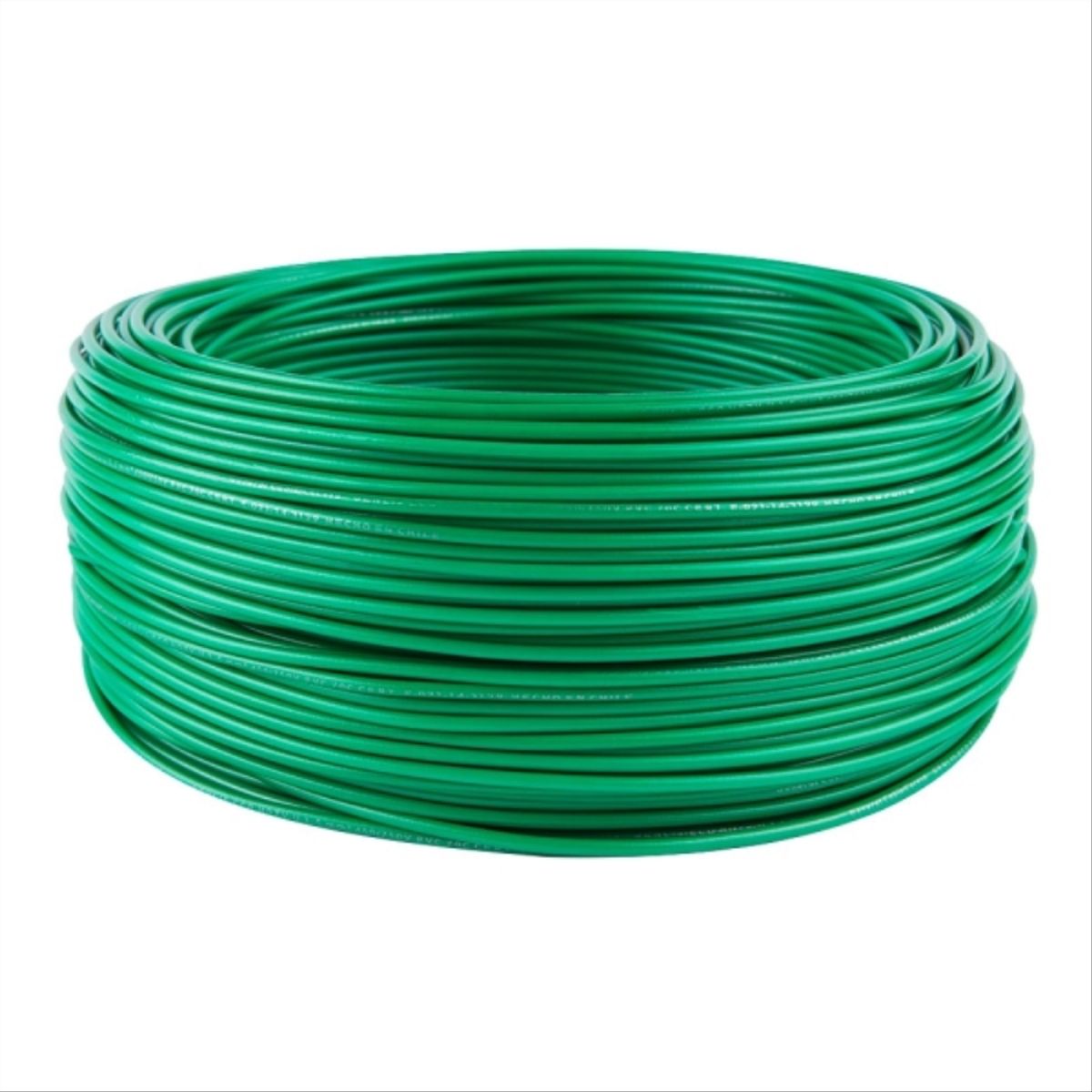 Alambre genlis nya 15 mm verde h07v-u rollo 100mt, marca COCESA - Foto Principal
