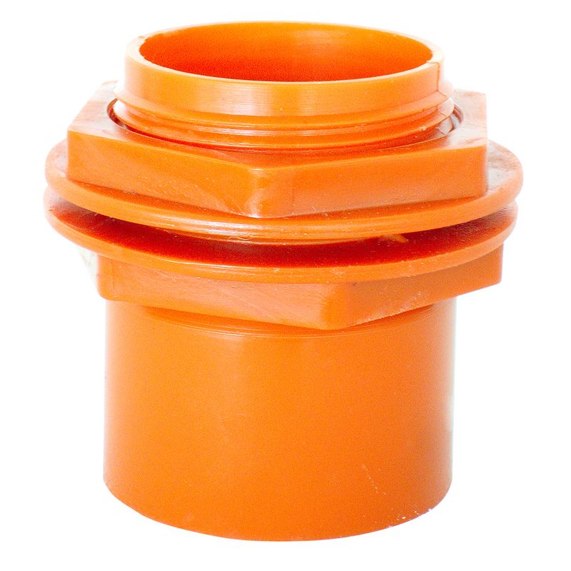 HOFFENS - Terminal PVC conduit 50mm con tuerca