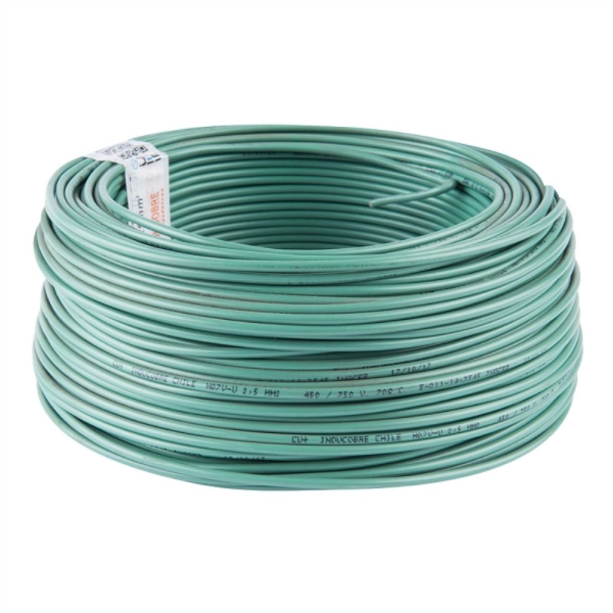 COCESA - Alambre genlis nya 2,5 mm verde h07v-u rollo 100mt