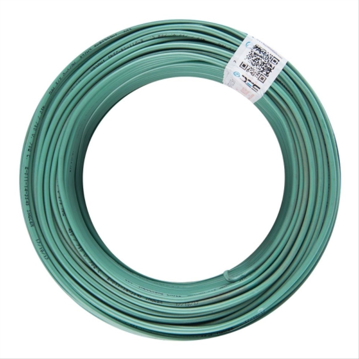 COCESA - Alambre genlis nya 2,5 mm verde h07v-u rollo 100mt