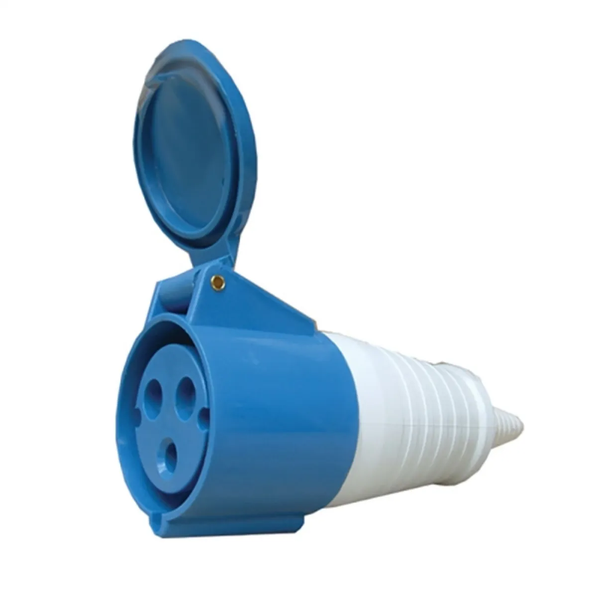 LEXO - Enchufe volante industrial hembra 2 polos + tierra 16A 220V