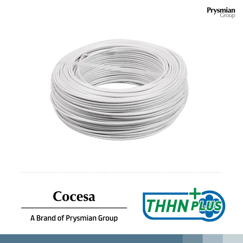 COCESA - Cable THHN blanco 14 AWG 25mt