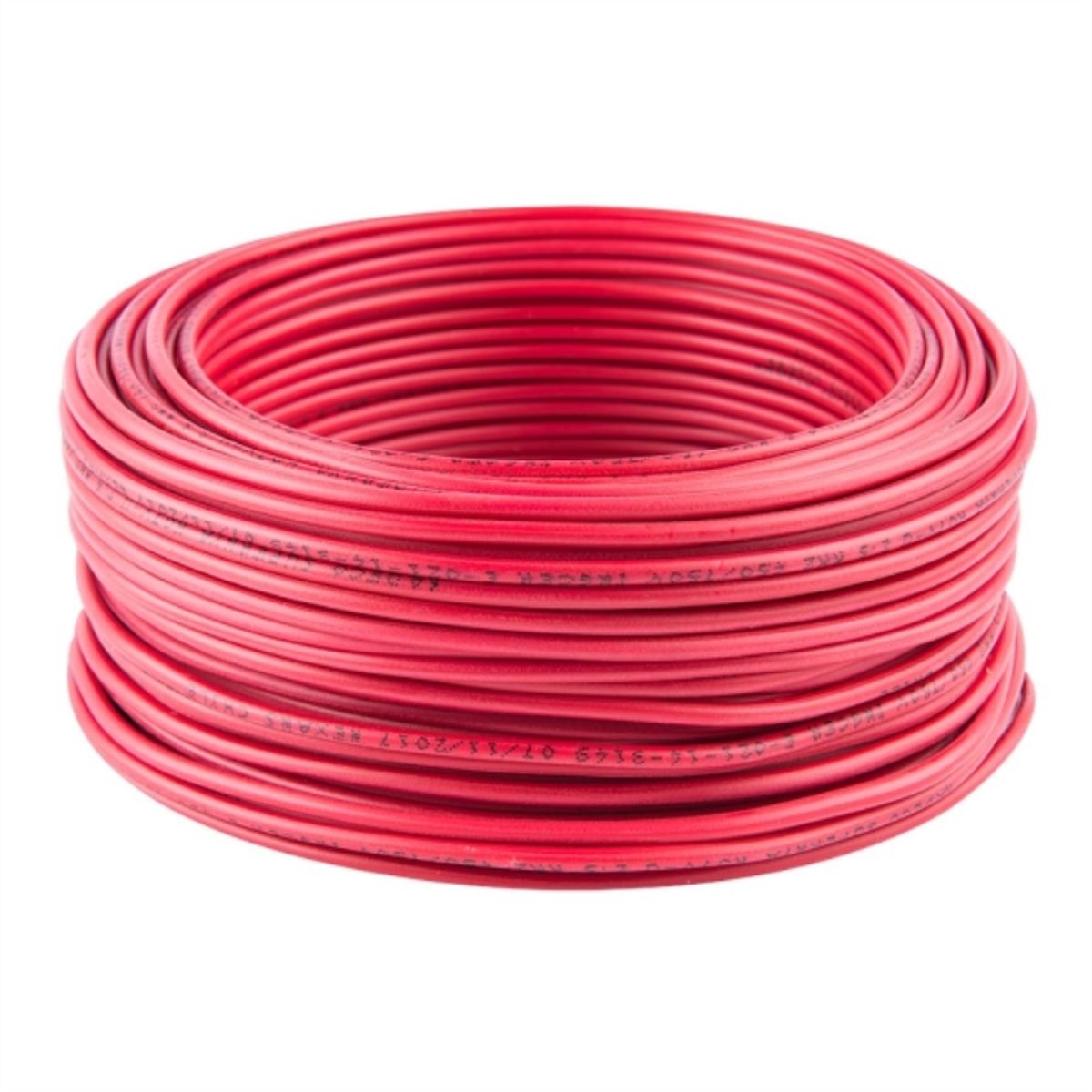 COCESA - Alambre genlis nya 2,5 mm rojo h07v-u rollo 50mt