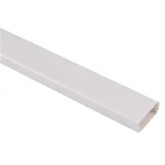 DRL - Moldura pvc 20x10mm 2mt tira para canaleta