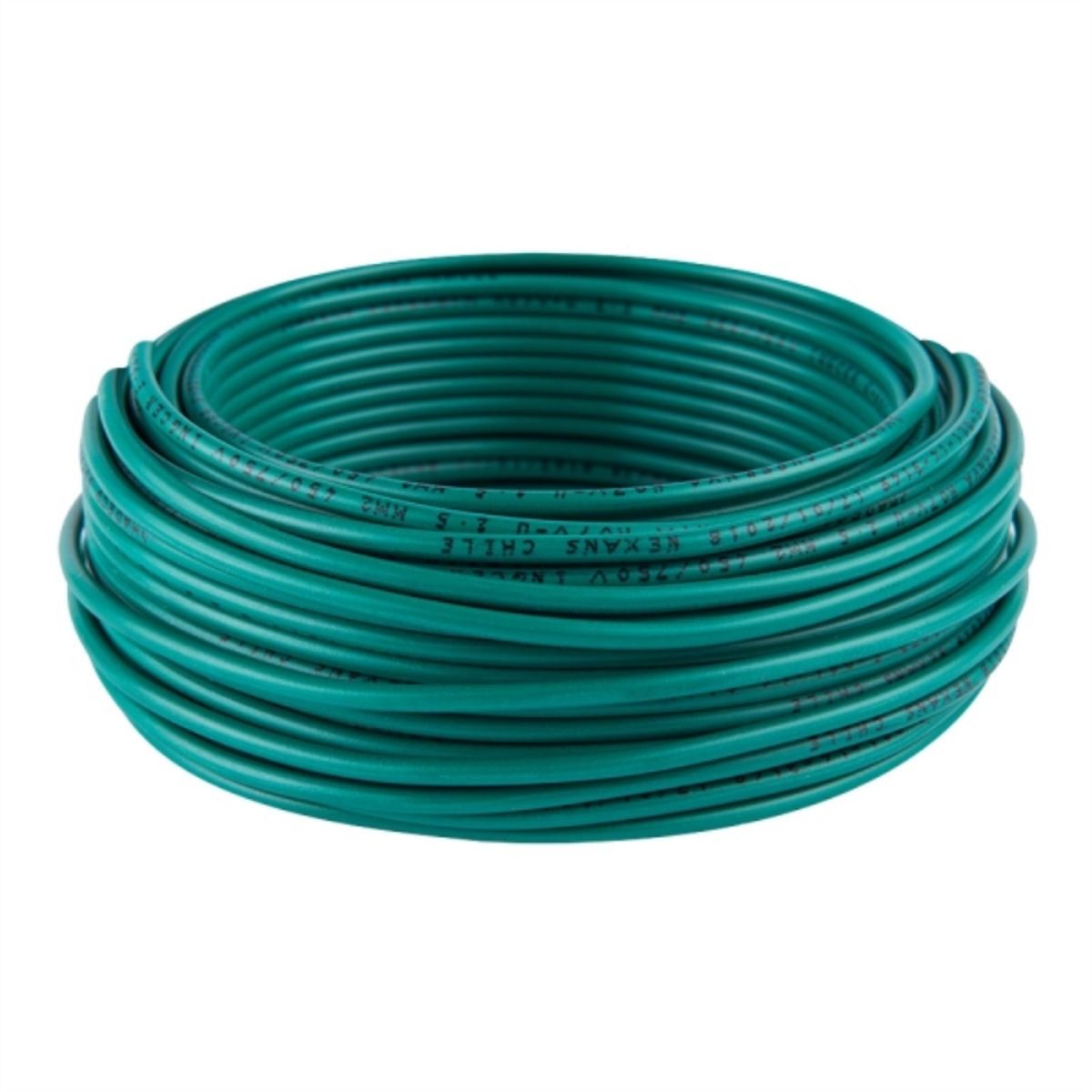 COCESA - Alambre genlis nya 2,5 mm verde h07v-u rollo 25mt
