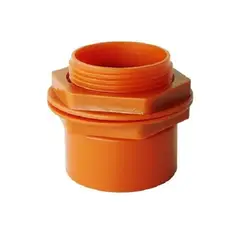 NOVOPLAST - Terminal pvc conduit 50mm con tuerca
