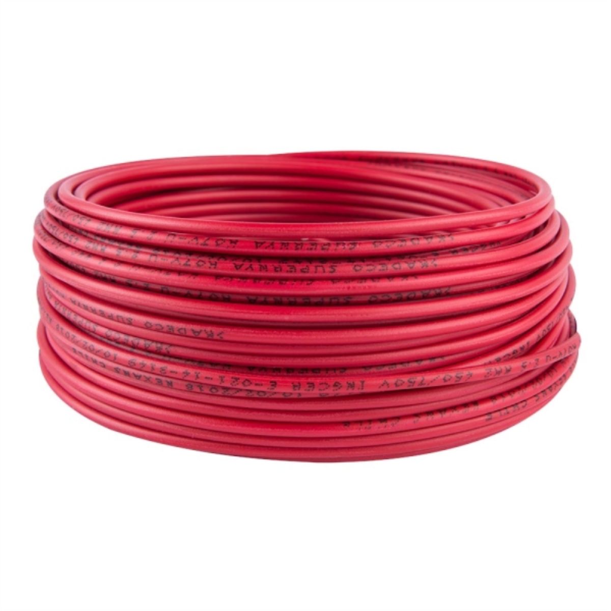 COCESA - Alambre genlis nya 2,5 mm rojo h07v-u rollo 25mt
