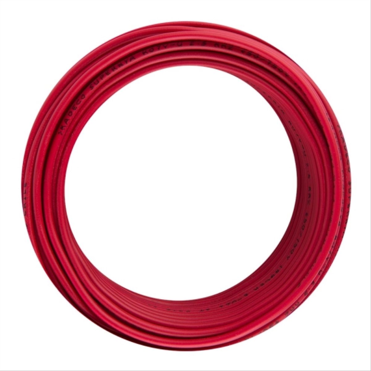 COCESA - Alambre genlis nya 2,5 mm rojo h07v-u rollo 25mt