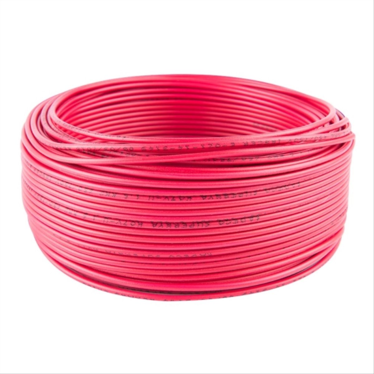 COCESA - Alambre genlis nya 1,5 mm rojo h07v-u rollo 50mt