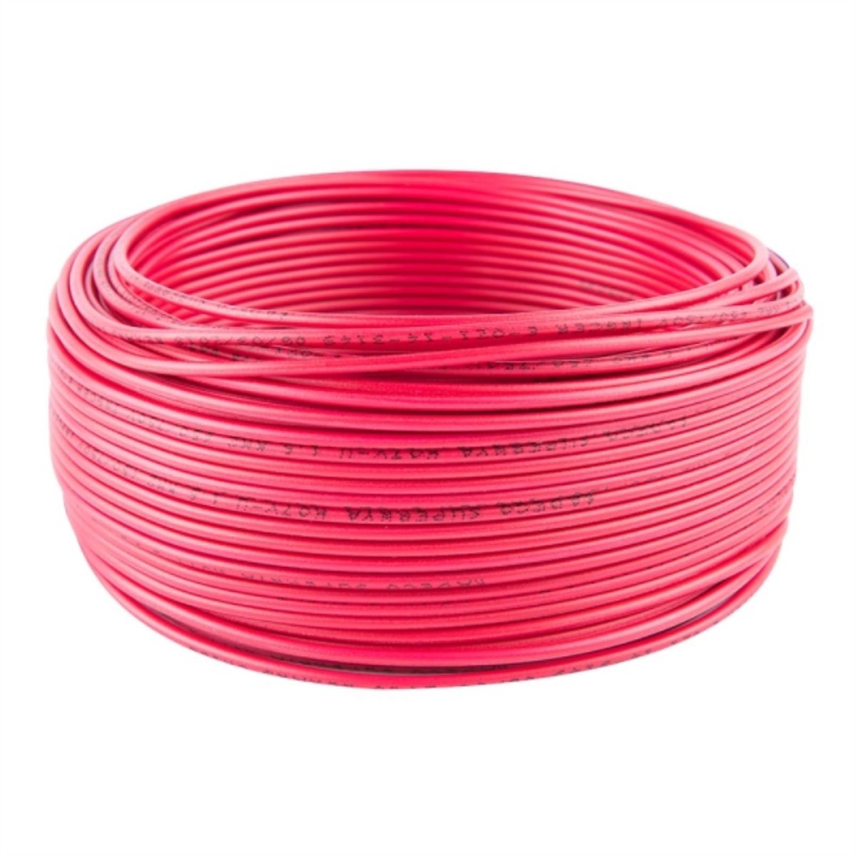 COCESA - Alambre genlis nya 1,5 mm rojo h07v-u rollo 50mt