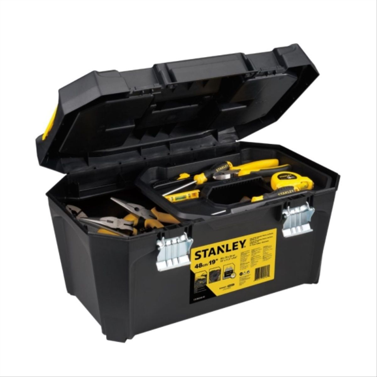 STANLEY - Caja de herramientas 17 litros con bandeja