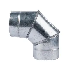 FEGALV - Codo galvanizado 90° 0,35mm 4"