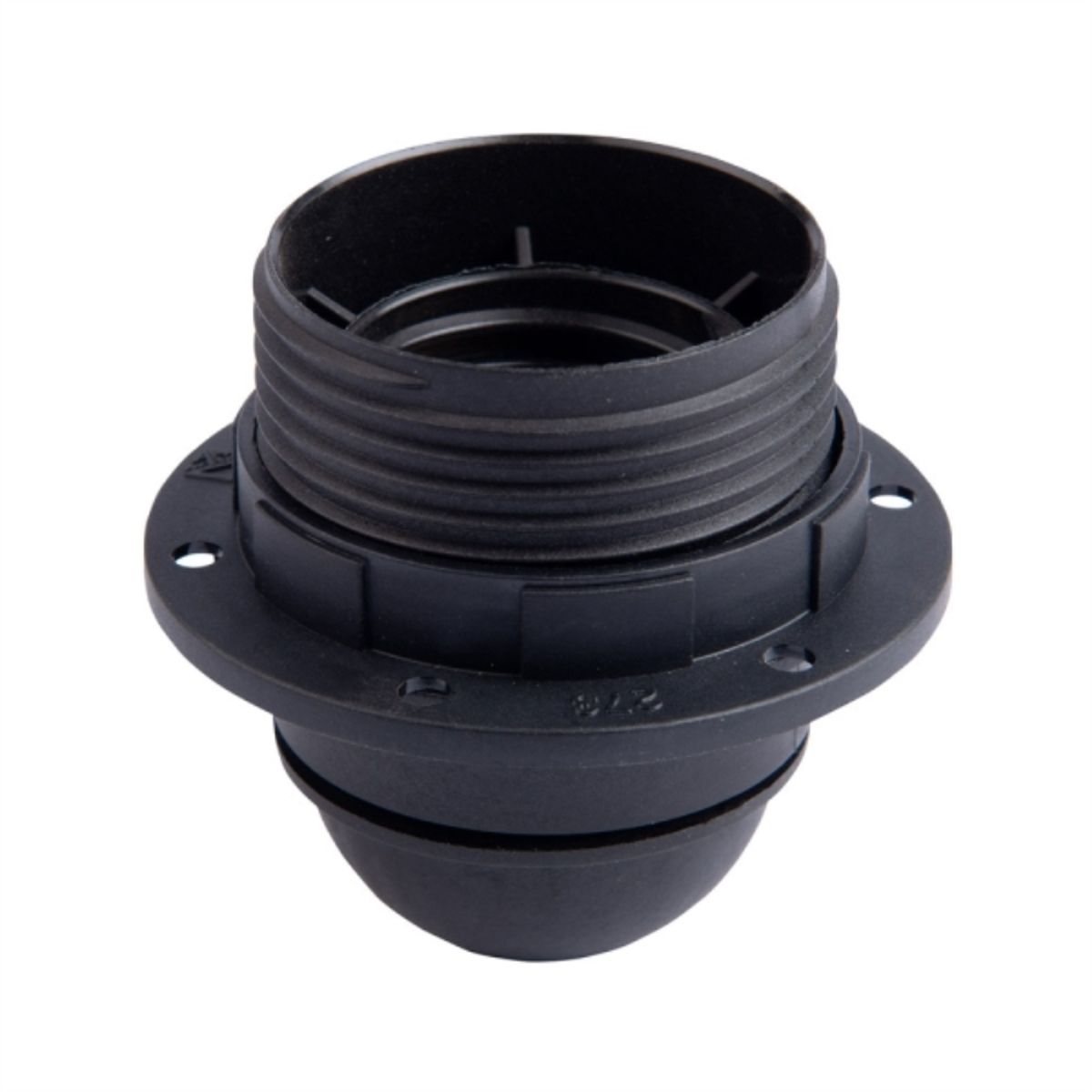 Portalampara con anillo negro E-27, marca BTICINO - Foto Principal