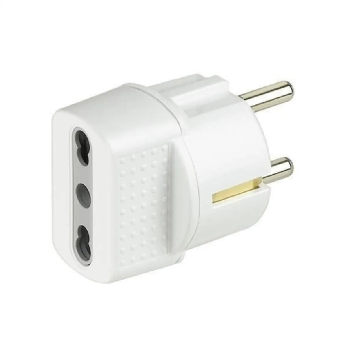BTICINO - Adaptador schuko blanco 16A