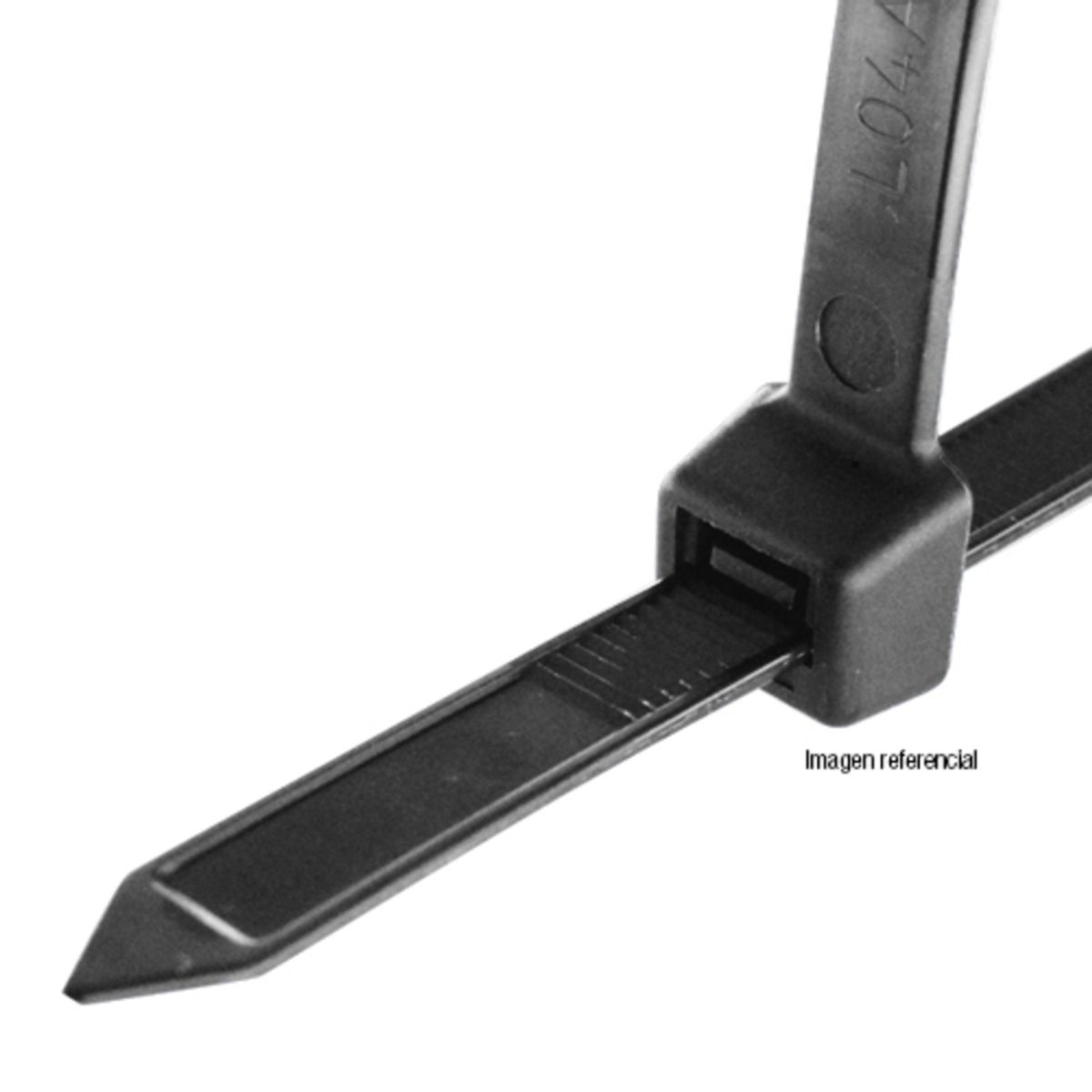 LEXO - Amarra cable 200x3,6mm negro bl 100un