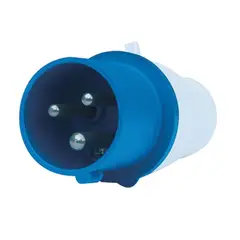 LEXO - Enchufe volante industrial macho 2 patas + tierra 16A 220V