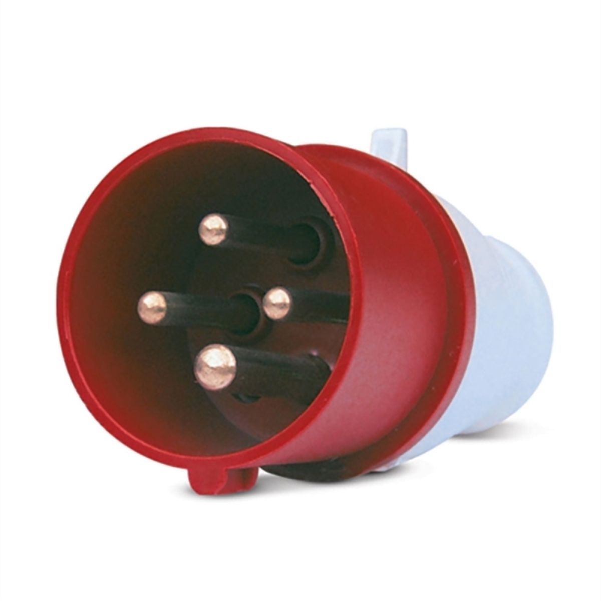 LEXO - Enchufe volante industrial macho 2 patas + tierra 32A 380V