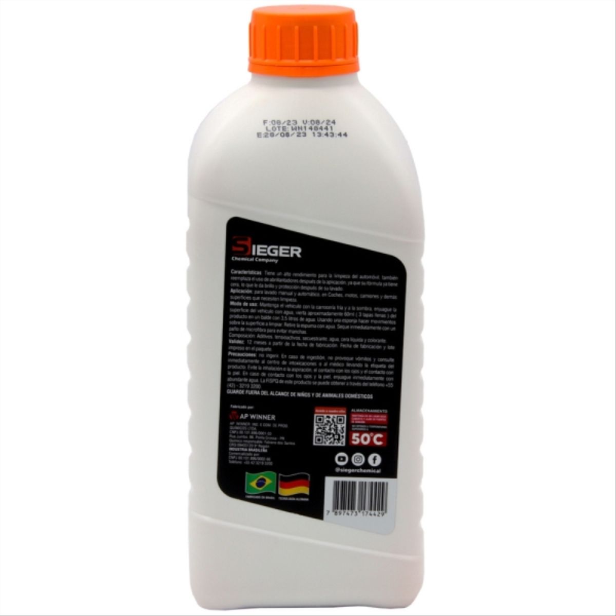 SIEGER - Detergente con cera 1l-sc121