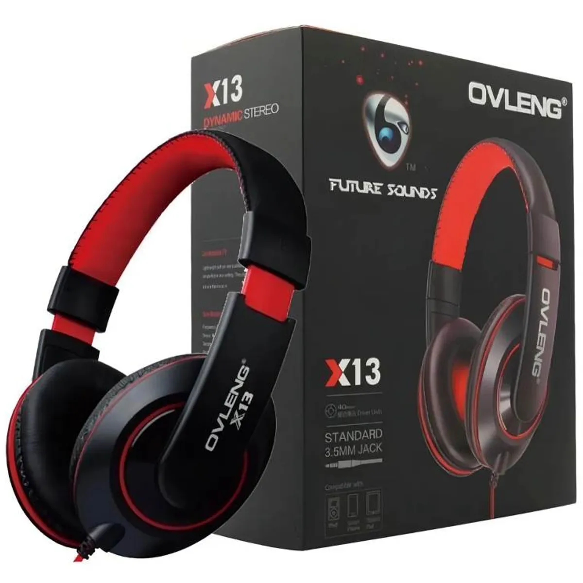 OVLENG - Audifono Headset Microfono Gamer Celular Table Pc Ovleng X13