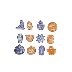 GENERICO - Set 12 Cortadores De Galletas Halloween 6 Cm Modelo #2