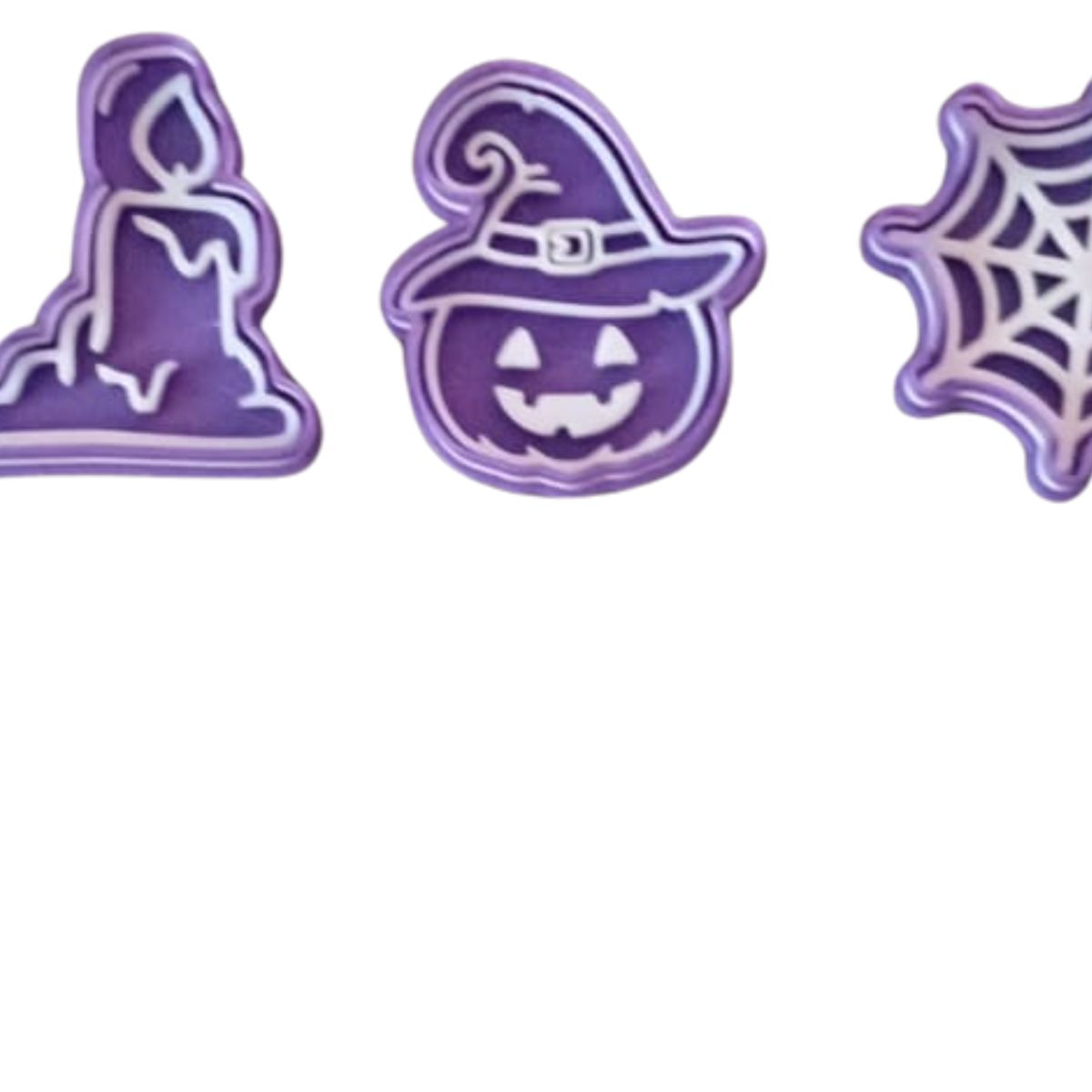 GENERICO - Set 6 Cortadores De Galletas Halloween 6 Cm Modelo #3