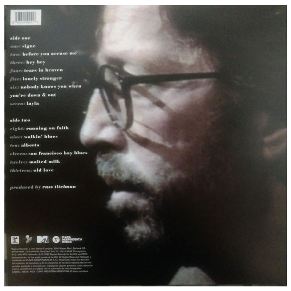 GENERICO - ERIC CLAPTON - UNPLUGGED / VINILO