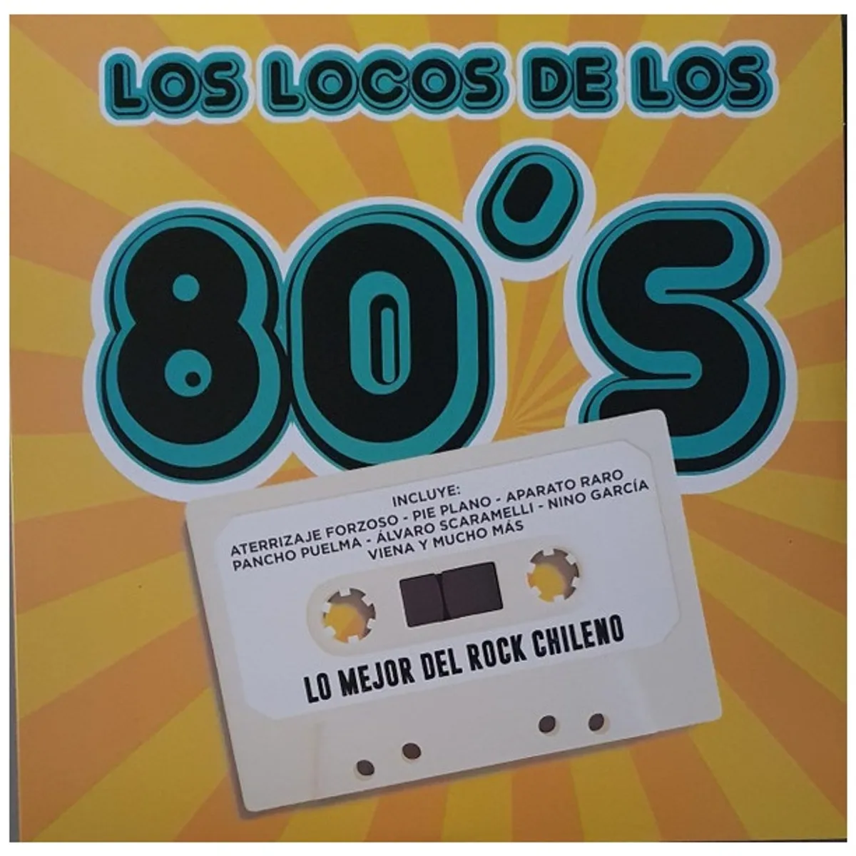 GENERICO - LOS LOCOS DE LOS 80'S - LO MEJOR DEL ROCK CHILENO / VINILO