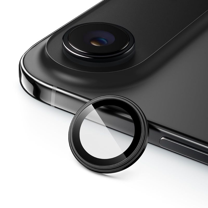 GENERICO - Protector de Camara Para iPhone 17 Air - Negro