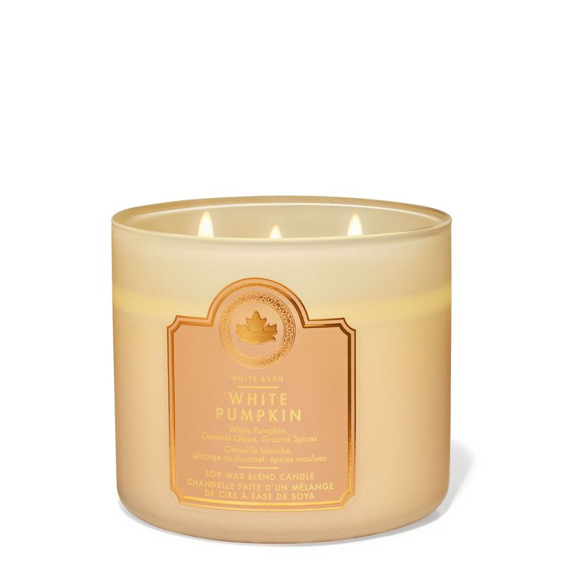 BATH & BODY WORKS - Vela Grande Bath & Body Works White Pumpkin