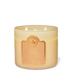 BATH & BODY WORKS - Vela Grande White Pumpkin