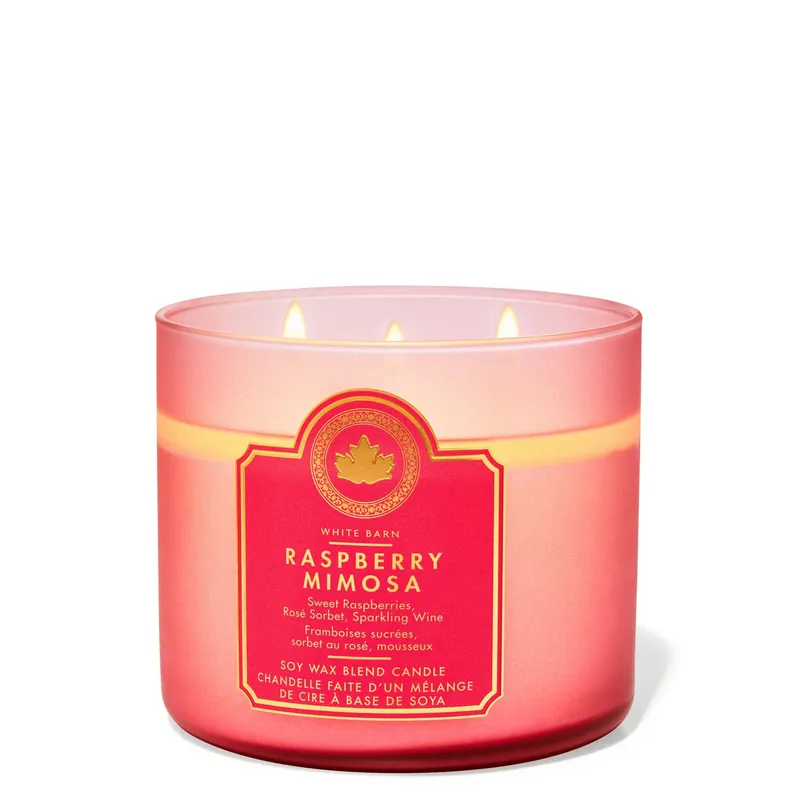 BATH & BODY WORKS - Vela Grande Bath & Body Works Raspberry Mimosa