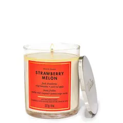 BATH & BODY WORKS - Vela Mediana Strawberry Melon