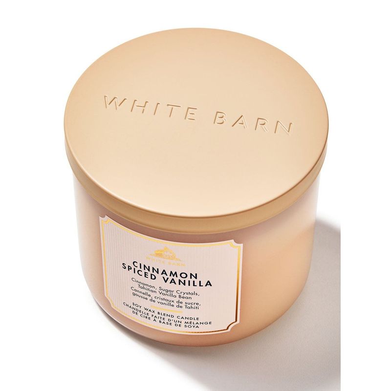 BATH & BODY WORKS - Vela Grande Bath & Body Works Cinnamon Spiced Vanilla
