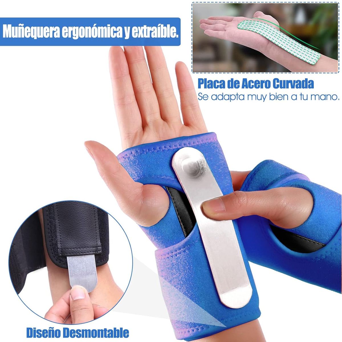 WELDMON - Muñequeras Deportivas Ajustables proteger la muñeca