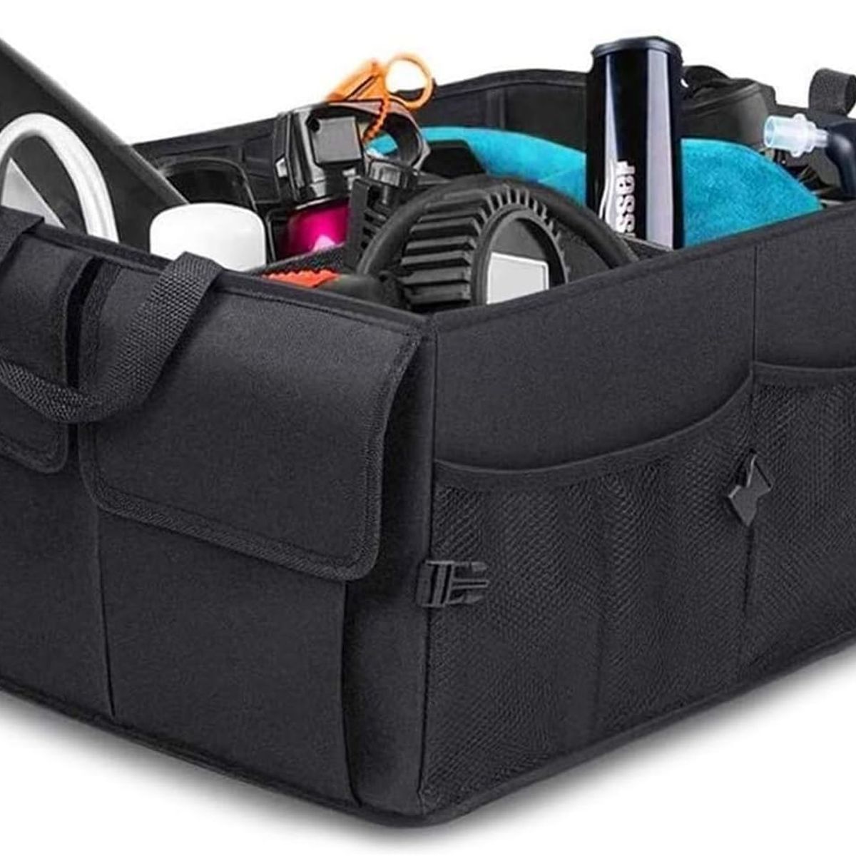 WELDMON - Plegable Cesta Organizadora para Maletero de Coche