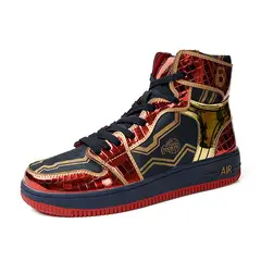 DANWEILE - Zapatillas altas casuales clásicas multicolores para hombres y mujeres