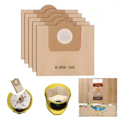 KINDA NICE - 5u Repuesto Aspiradora Karcher Wd3 Bolsa De Filtro