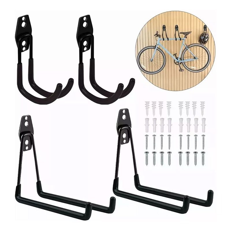ATURE - 4u Gancho Para Bicicletas Soporte Muro Portabicicleta Pared