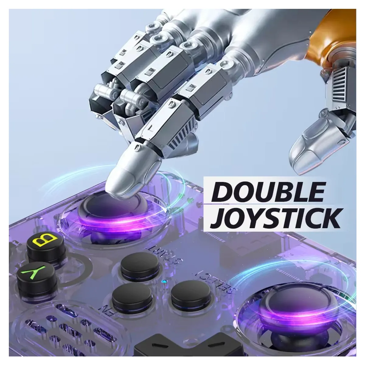 CORRERREY - Consola de videojuegos portátil Retro R36S 128G sistema Linux Negro